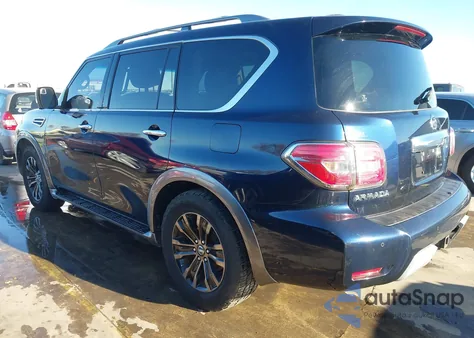 2017 Nissan Armada Platinum from USA, damaged, VIN JN8AY2NE2H9706816